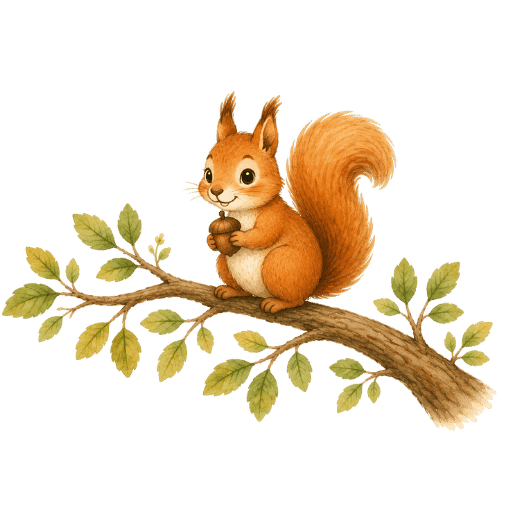 Eichhörnchen-Feier